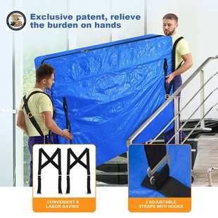 热卖 150克蓝色PE编织布床垫袋搬家袋收纳袋床罩防水承重强