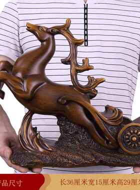 正品红酒摆件酒柜装饰品现客厅架电视鹿柜摆设梅花酒托代乔迁新居