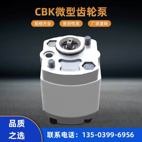 升降机提升机齿轮泵小排量齿轮油泵CBK系列齿轮泵微型液压齿轮泵
