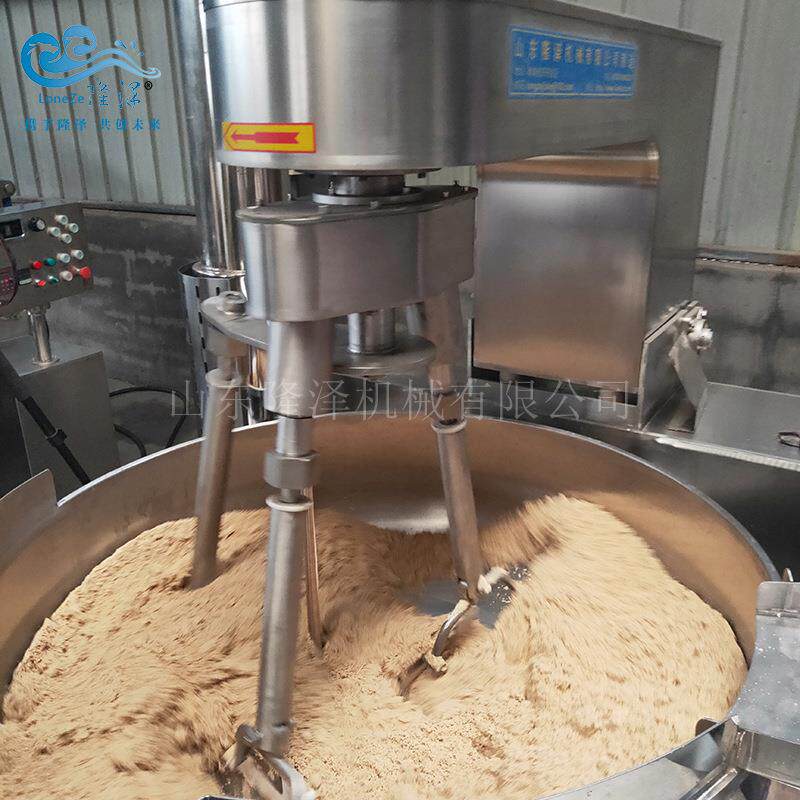 电加热炒面粉机器工业型全自动行星炒面锅油茶面面粉搅拌炒锅