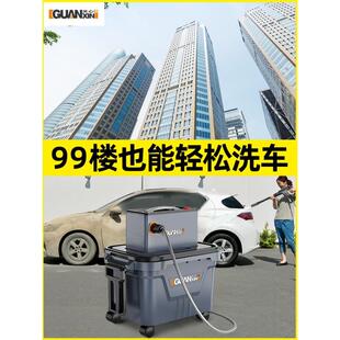 洗车水枪水桶汽车用便携式车载好物收缩户外专用收纳超大容量水箱