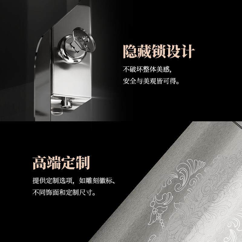 瑞沃304不锈钢壁挂擦手纸盒大卷纸盒纸巾架酒店公共卫生间工程款