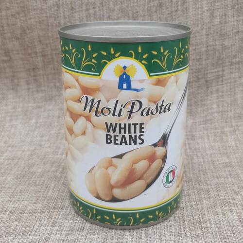 意大利进口莫利白豆 扁豆芸豆沙拉配料 white beans即食400g*5罐