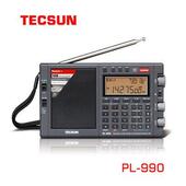 990便携调频中波短波全波段收音机蓝牙插卡锂电池 Tecsun 德生