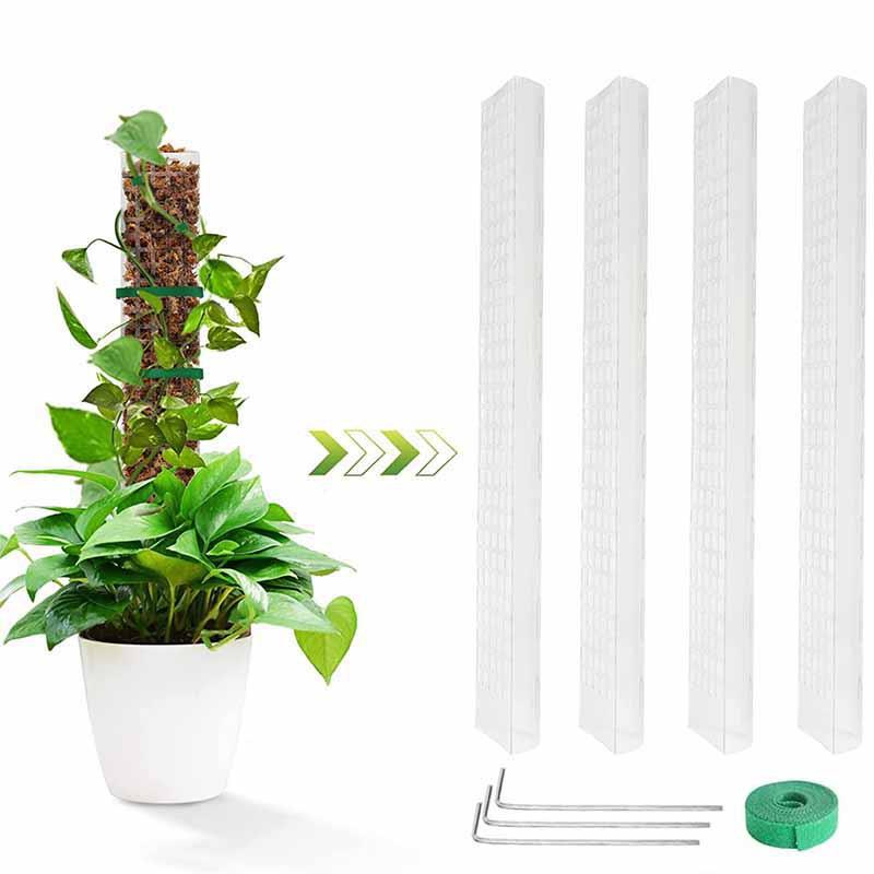 植物塑料苔藓杆用于植物桩和泥炭藓支撑攀缘植物杆龟背型苔藓杆