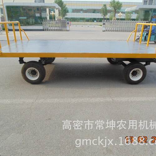 吨高栏拖车小型平板拖车挂车