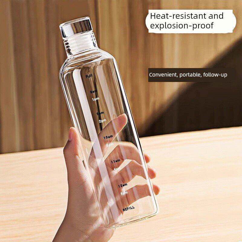 高硼硅玻璃泡茶杯女高颜值冷萃瓶饮料果汁泡茶水杯果茶杯子易清洗