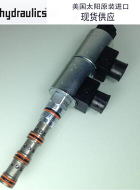 DNDC 三位四通电磁阀 螺纹插装阀 20L 美国太阳 SUN 电磁换向阀