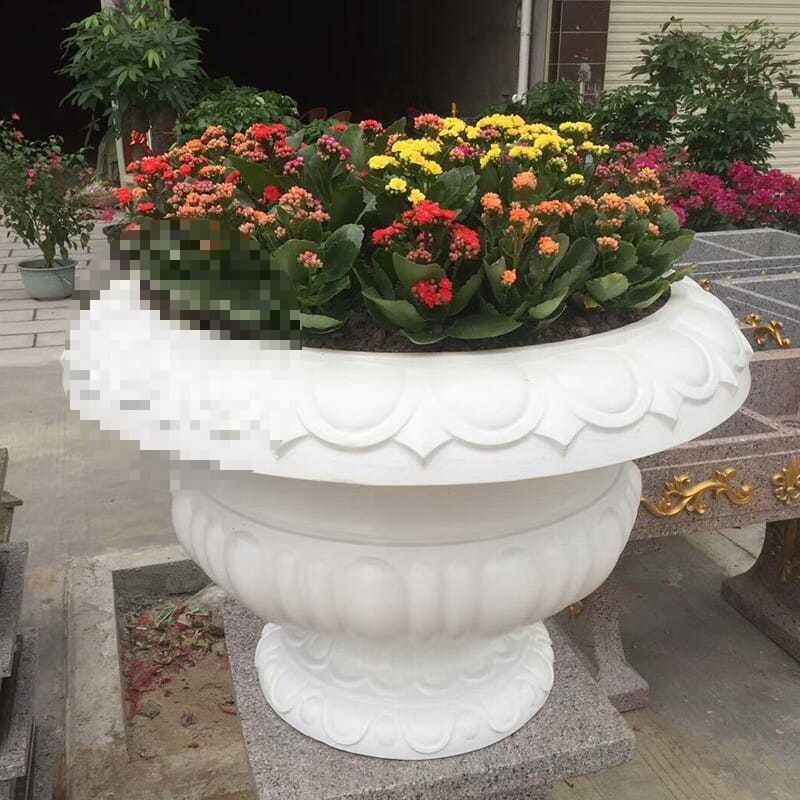 花盆模具水泥盆景圆形塑料模型塑钢现浇混泥土磨具模型加厚大