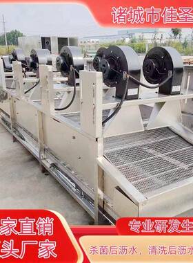 翻转风干线全自动食品包装袋果蔬风干机大型沥水风干设备佳圣特