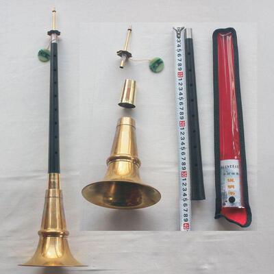 专业演奏级黑檀木乌木九孔锁呐 A调花鼓剧祁剧吹奏乐器夏烈炎