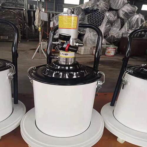 20L气动黄油机可配油枪高压打黄油机移动式加注机润滑油加脂推荐