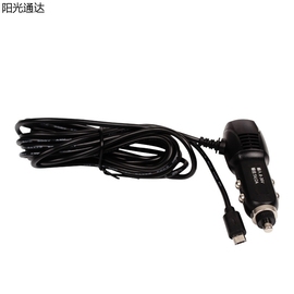 行车记录仪车充带USB 12V 24V通用电线3.5米 Mirco足2A