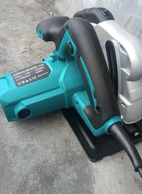 跨境110v电圆锯7寸工业级多功能手提锯电台锯木工圆盘倒装切割机