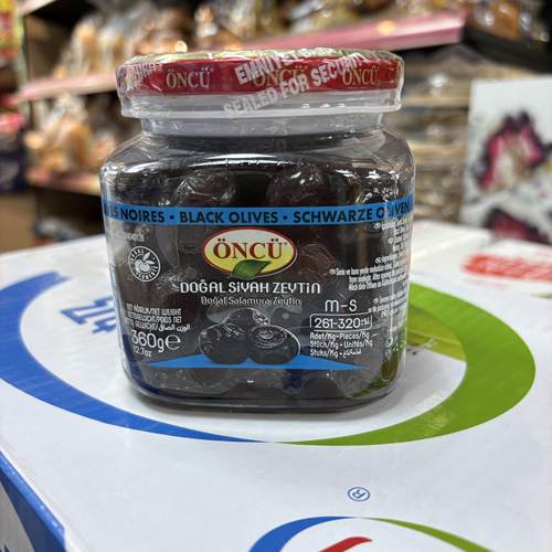 ONCU爱厨黑橄榄360g(M-S) 土耳其进口black olives有核盐渍橄榄