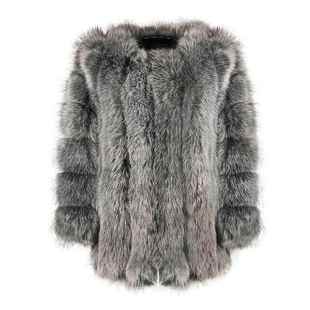 fur coats thick women warm full faux zipper coat hooded