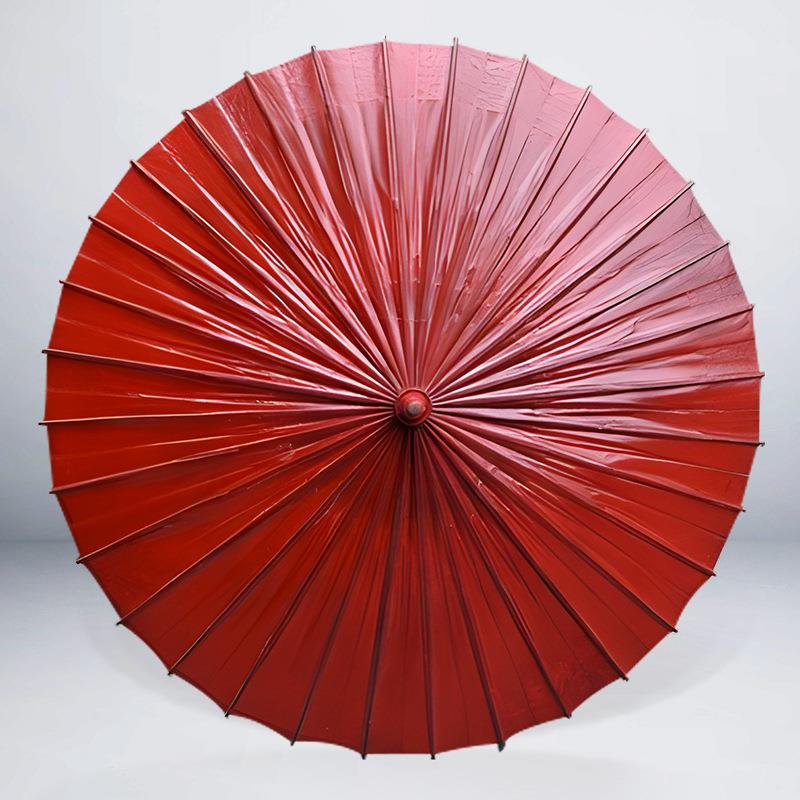 【精品】纯手工结婚庆典红色油纸伞晴雨两用中式国风复古风新娘伞