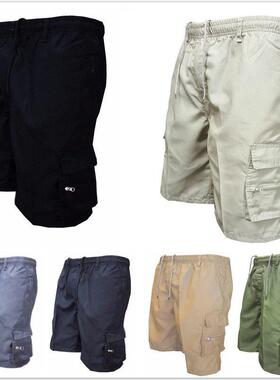 Quality 5pcs Men's Lightweight Cargo Shorts - Loose Fit with