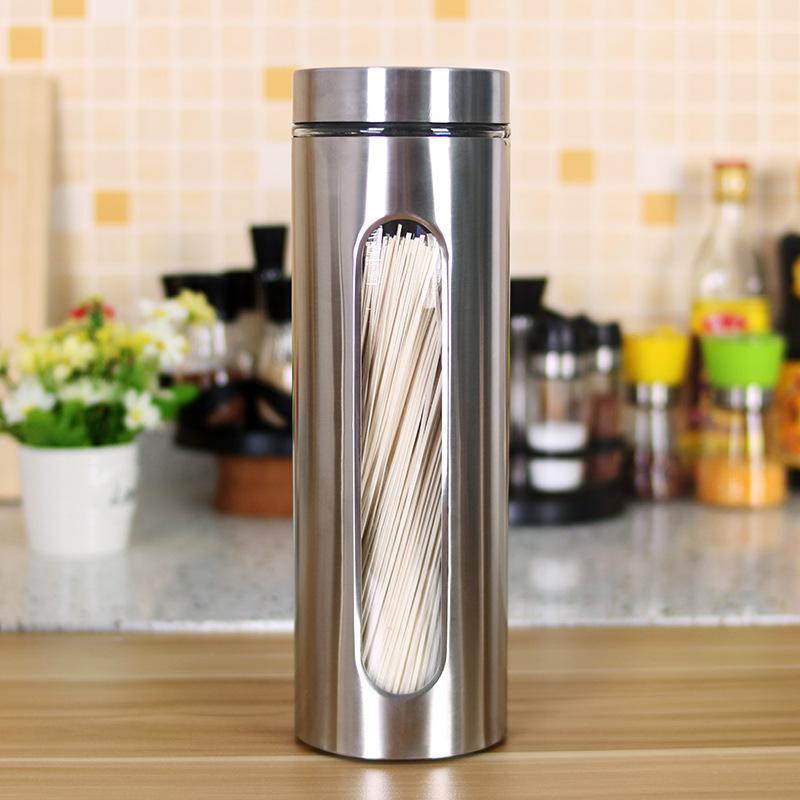 不锈钢密封罐茶叶罐厨房储物罐