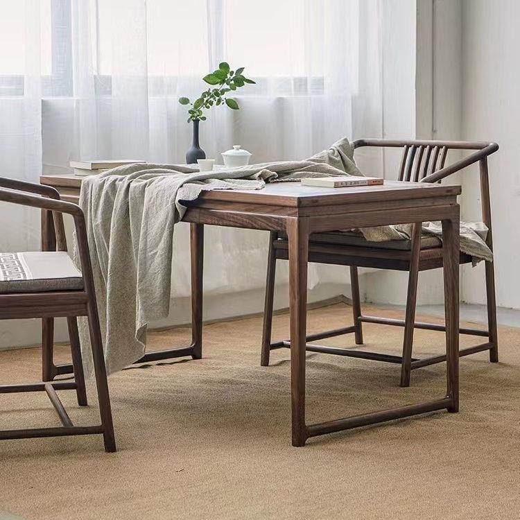 老榆木实木书画桌毛笔写字国学桌新中式书法桌家用阳台茶桌椅禅意,住宅家具,家用茶台/茶桌,淘宝优惠券,粉丝福利购,淘宝优惠卷