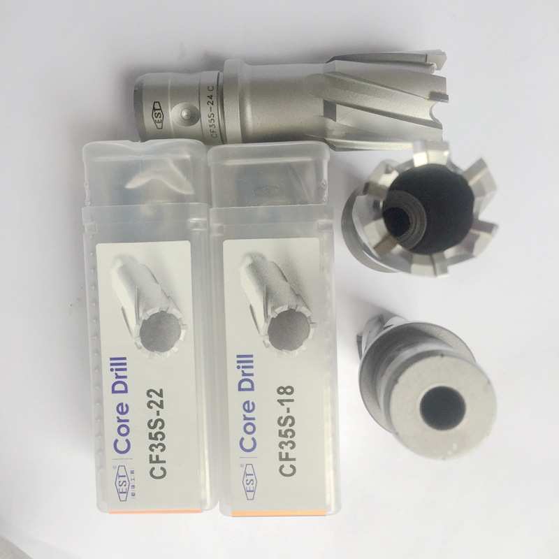 EST恒锋空心钻头磁力钻钻头钢板钻取芯钻头磁座钻CW35S-12-60