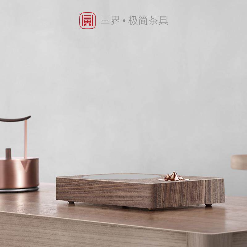 三界观山电陶炉茶炉家用电热茶炉泡茶煮茶具迷你玻璃壶电茶炉