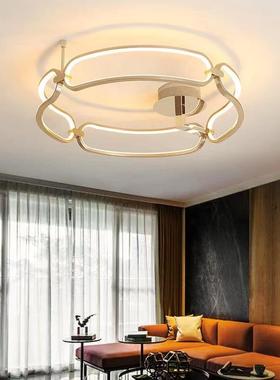 北欧客厅灯创意个性艺术灯卧室灯时尚灯具餐厅现代简约铝材吸顶灯