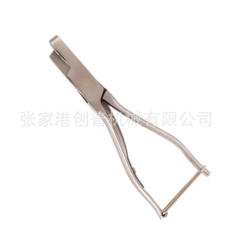 养殖场专用猪用耳缺钳V型U型打耳钳子不锈钢材质 创普机械
