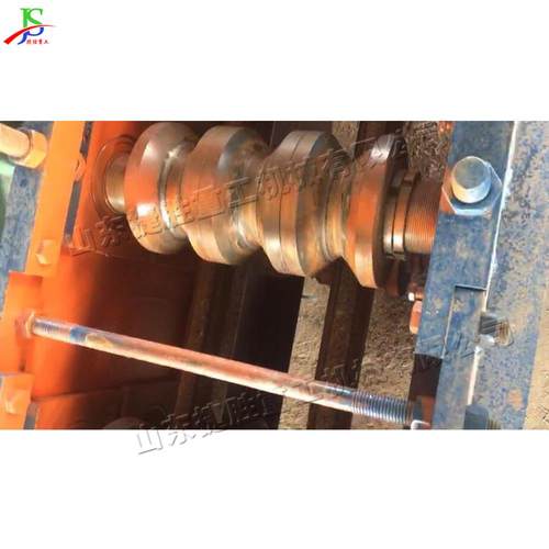 建筑管圆管备变方js-scf-5管设 废旧钢管辊压成形机 旧脚手架材方