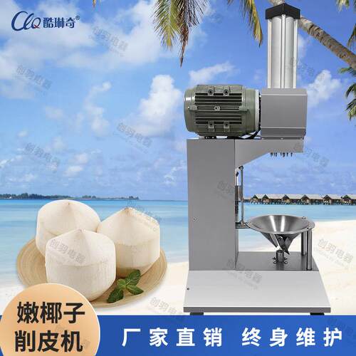C厂家直销椰子削皮设备 海南椰青快速削皮机 文昌新鲜椰子剥皮机