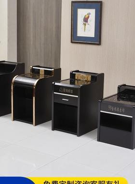 茶几柜足疗沙发边几柜中40930间茶经济型充足电几美甲按摩店浴沙