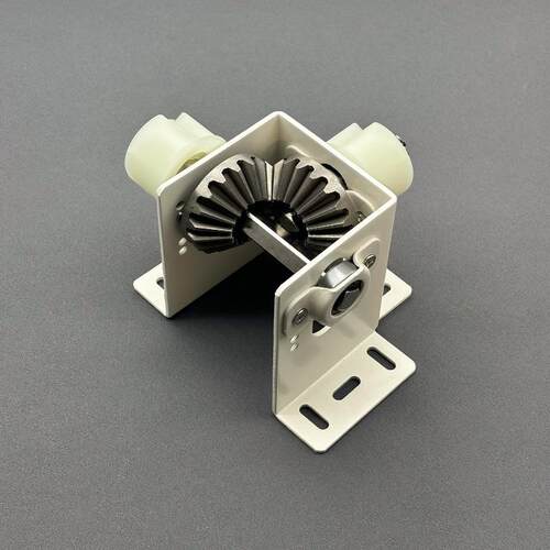 电动窗帘配件升降卷帘加强载重50管90度中托转角支架安装码