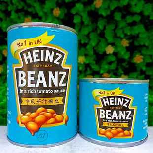 英国进口亨氏牌茄汁焗豆低糖低脂HEINZ BEANZ TomatoSauce LowFat