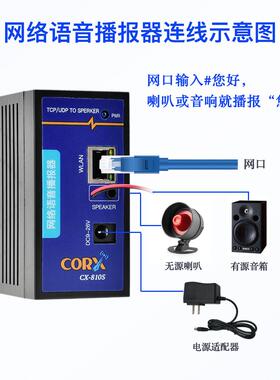 tts文字转语音播报控制模块rtu485tcpip网路接口驾校语音提示声音