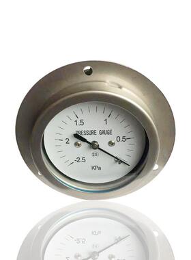 供低压表微压膜盒真空表不锈钢膜盒真空表YEB-65ZT-2.5KPAG1/4