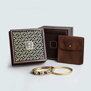 首饰包装盒宝盒翡翠古法文玩覆古新款国风珠高档盒盒子传承金手镯