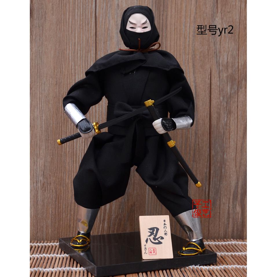 日本忍者武士人偶人形娃娃居酒屋料理店酒店餐厅用品摆件日式礼品