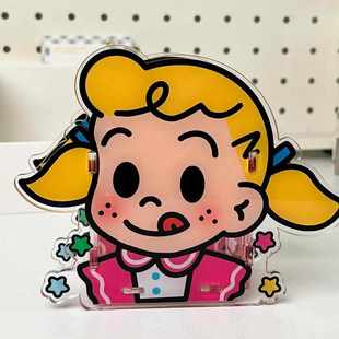 原田治笔筒高颜值ins风办公室桌面收纳盒亚克力杂物整理储物摆件