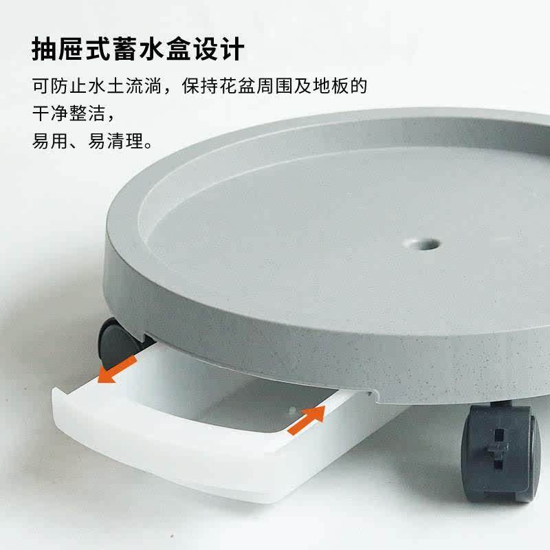 圆形移动加厚滚轮托盘带接水盆花托万向轮底座家用塑料花盆底托盘,鲜花速递/花卉仿真/绿植园艺,花盆,淘宝优惠券,粉丝福利购,淘宝优惠卷