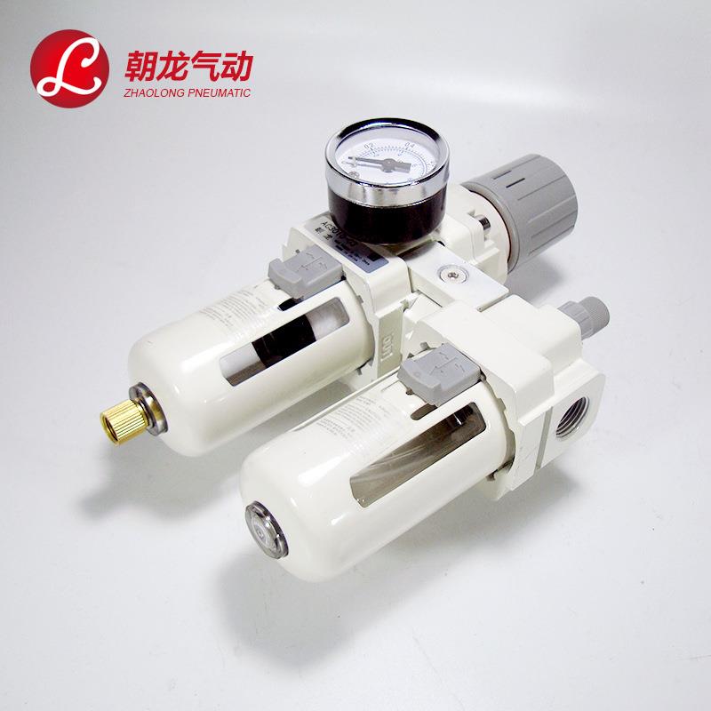 厂家SMC型白色精品空气过滤器两联件AC3010-02/03油水分离器