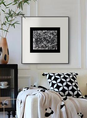 线条现代极几何玄简关画中QB202308古书房挂画当小众艺术代设计师