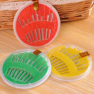Household Sewing Kit Round Disk Needle Box Sewing Needles Ha