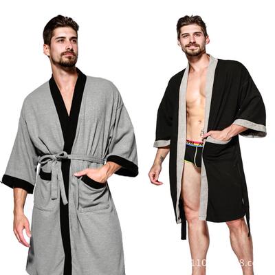 Five star hotel men's nightgown, bathrobe, sweat steaming