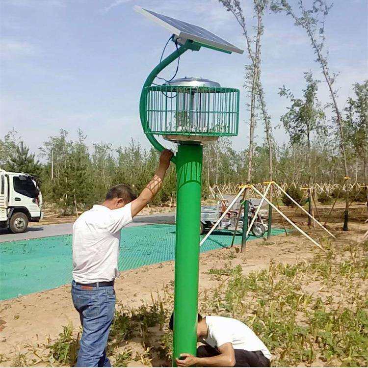 太阳能频振式防护网杀虫灯户外林农业灭蛾果园茶园诱虫养殖灭蚊灯
