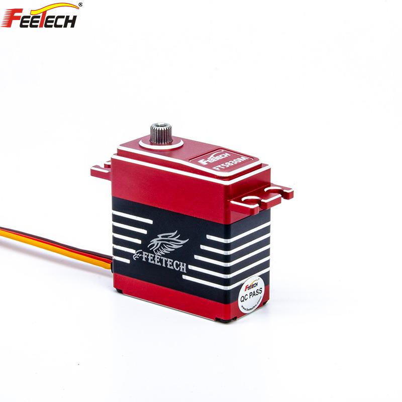 飞特全金属大扭力30kg35kg钢齿180°防溅水攀爬车专用数字舵机