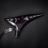 高档陶笛12初学入门孔十二孔中音胶C调CA学生儿童成人演奏环保塑