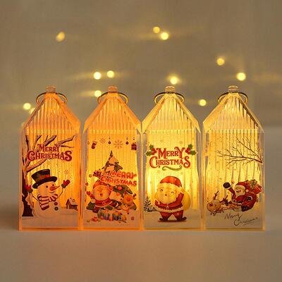 Christmas cake decoration portable night light pendant小夜灯