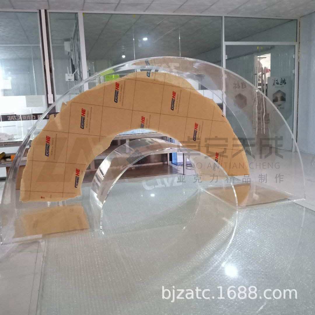 亚克力展示罩有机玻璃防尘罩 制作加工各种带弧度产品