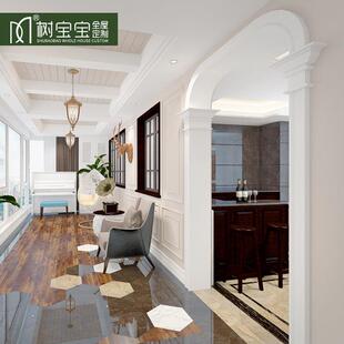 装修门保护门套垭口套造型客厅装饰欧框式门洞拱形WHL阳台过包道