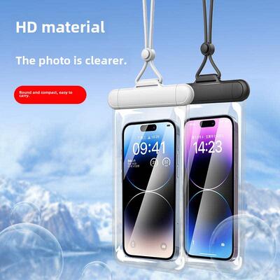 Touch-screen transparent swimming phone waterproof bag